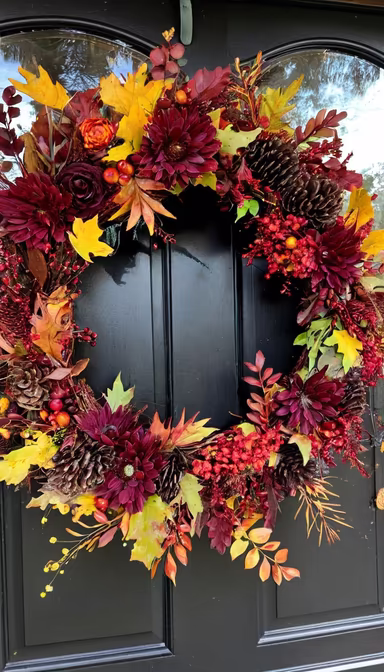 Autumnal Door Decor