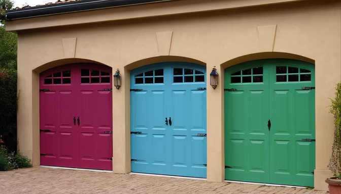 Colorful Garage Doors