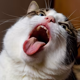 Yawning Cat