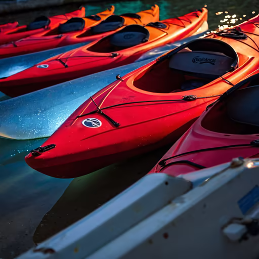Kayaks Ready for Adventure