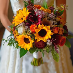 Sunflower Wedding Bouquet Sunflower Wedding Bouquet