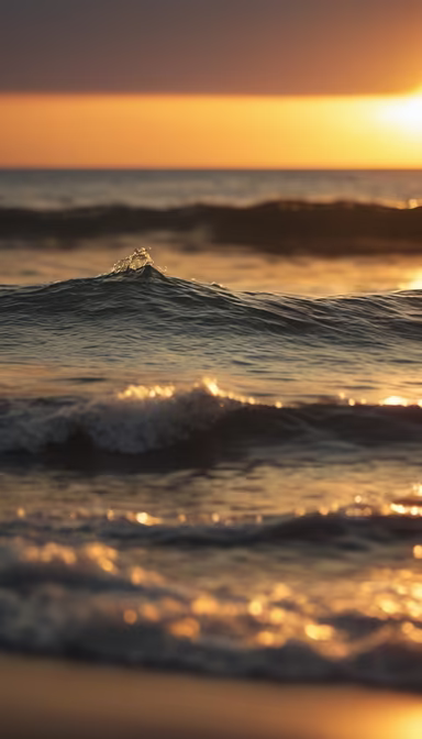 Golden Hour Waves