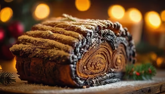 Festive Yule Log Festive Yule Log