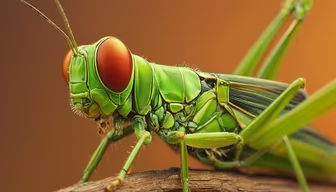Grasshopper close-up