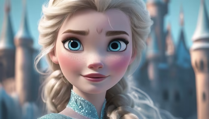 Elsa's Serene Gaze