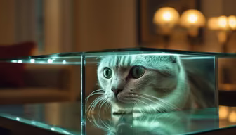 Glass Box Cat Glass Box Cat