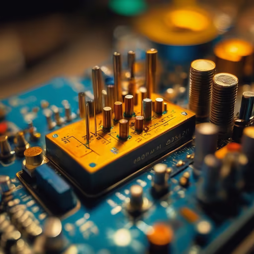 Circuit Board Close-Up