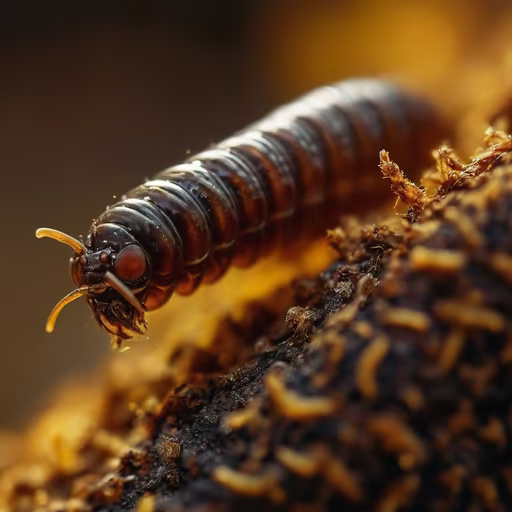Millipede Close-Up