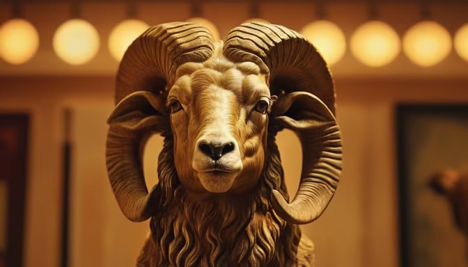 Ram Sculpture