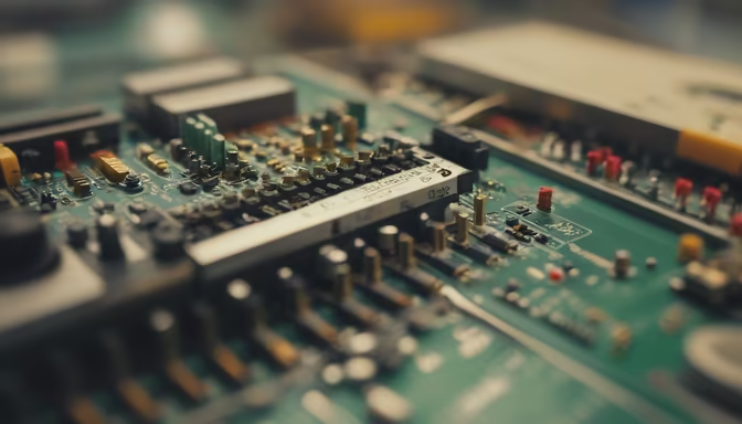 Circuit Board Close-Up
