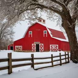 Winter Barn Winter Barn