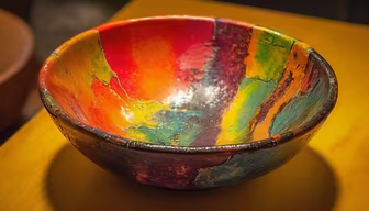 Colorful Ceramic Bowl