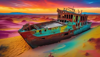 Desert Shipwreck Desert Shipwreck