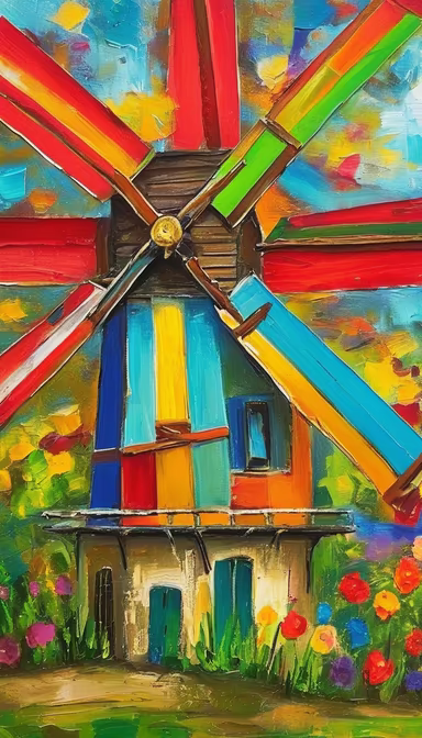 Colorful Windmill Colorful Windmill