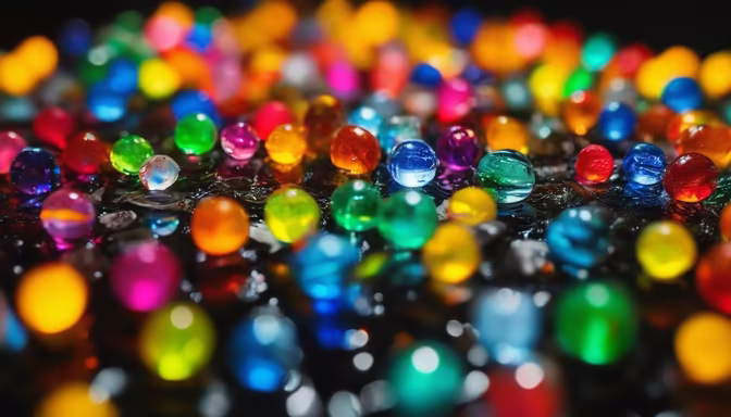 Colorful Hydrogel Balls
