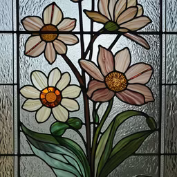 Floral Stained Glass Floral Stained Glass