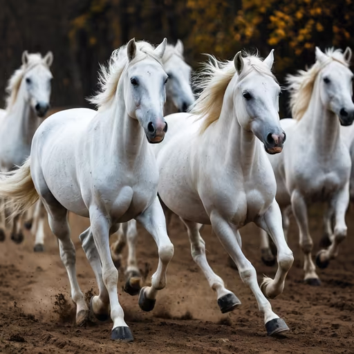White Horses Stampede
