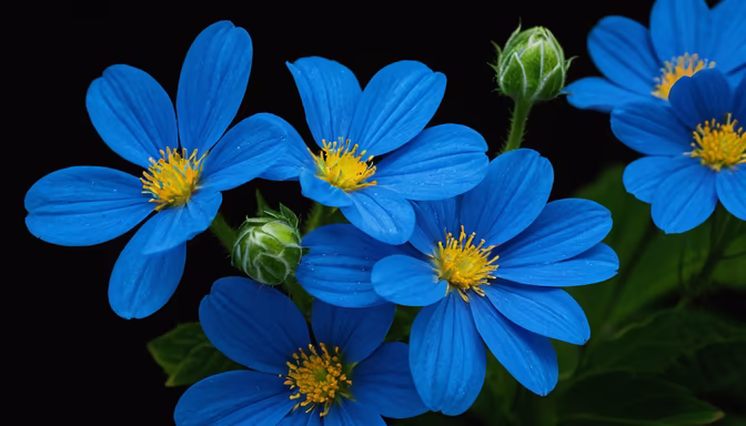 Sapphire Blooms