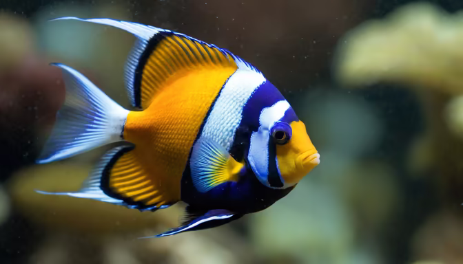 Majestic Emperor Angelfish