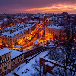 Winter Cityscape Winter Cityscape