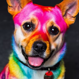 Rainbow Dog Rainbow Dog