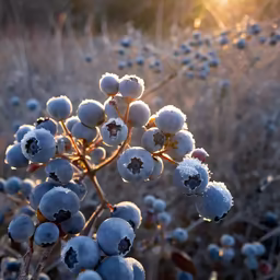 Frosty Blueberries Frosty Blueberries