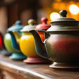 Colorful Teapots Colorful Teapots