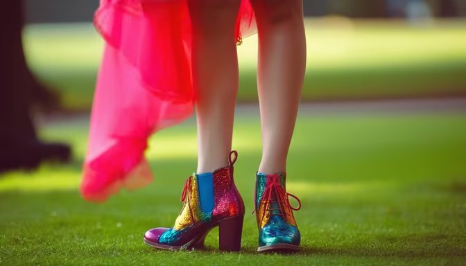 Rainbow Boots