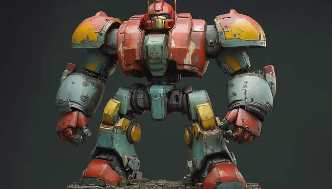 Vintage Mech Warrior