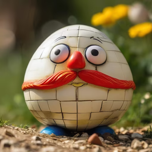 Egg-cellent Garden Decor