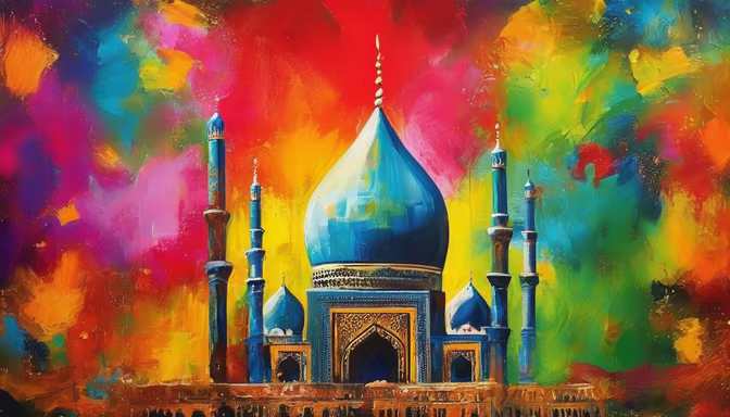 Vibrant Mosque