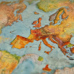 Europe Topography Europe Topography