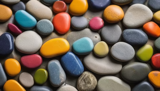 Colorful Pebbles