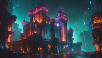 Cyberpunk Castle