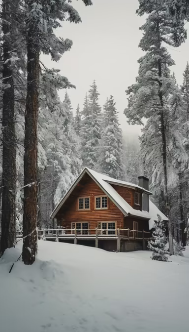 Winter Cabin Retreat Winter Cabin Retreat
