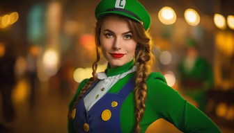 Luigi's Glam Makeover