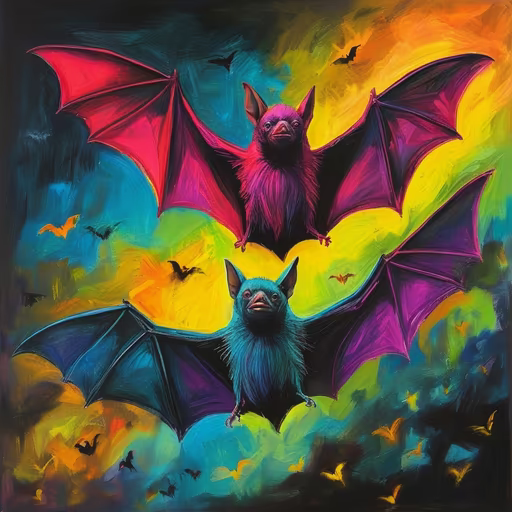 Colorful Bats