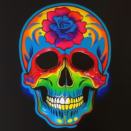 Colorful Calavera Colorful Calavera