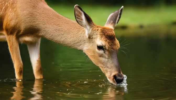 Thirsty Deer