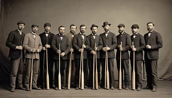 Vintage Baseball Team