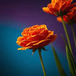 Orange Ranunculus Orange Ranunculus