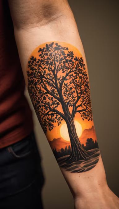 Sunset Tree Sunset Tree