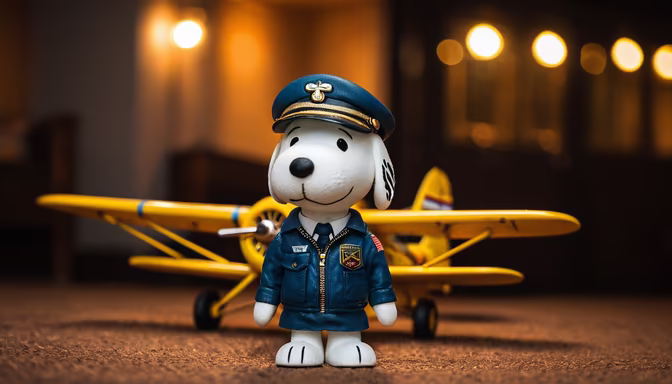 Flying High with Snoopy