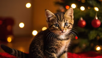 Christmas Kitten Christmas Kitten