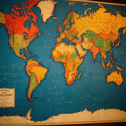 Vintage World Map