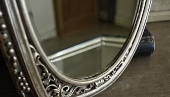 Vintage Mirror Charm