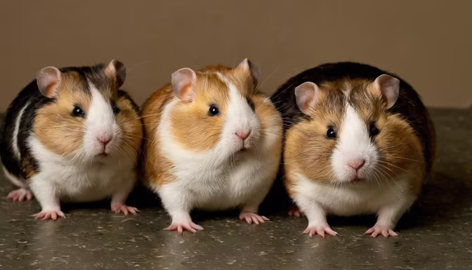 Guinea Pig Trio