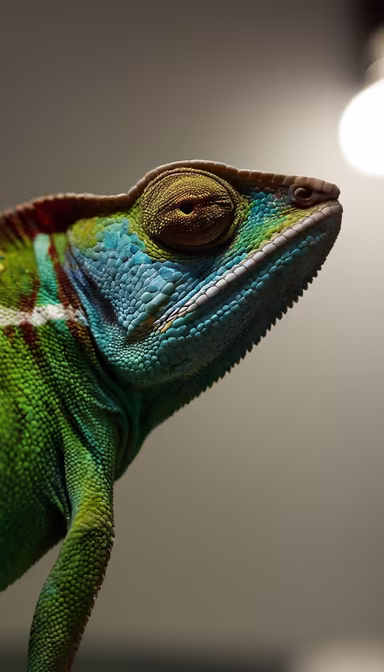 Chameleon Close-Up