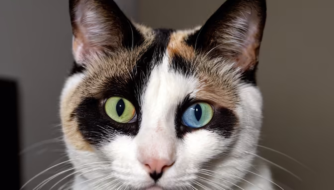 Heterochromia Cat
