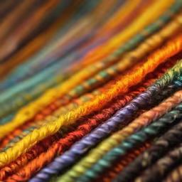 Colorful Yarn Fibers Colorful Yarn Fibers